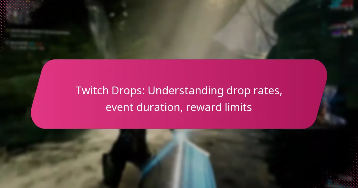 Twitch Drops: Understanding drop rates, event duration, reward limits