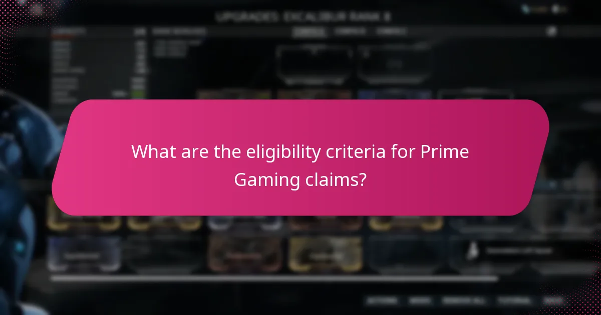 What types of rewards can users claim through Prime Gaming?